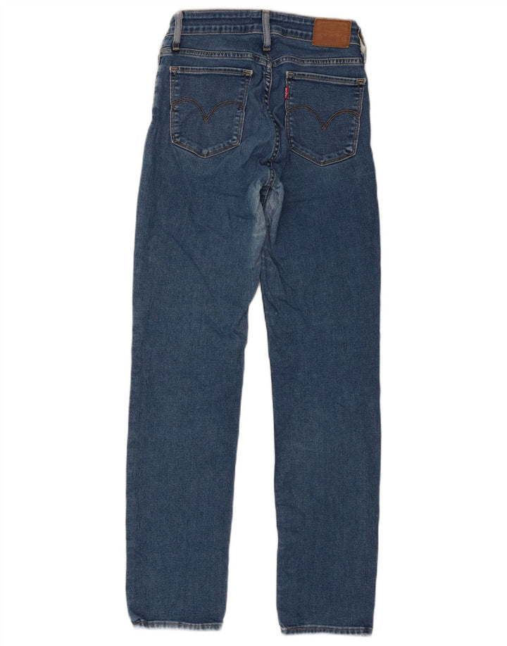 Levi's Mujer 712 Slim Jeans W26 L30 Algodón Azul