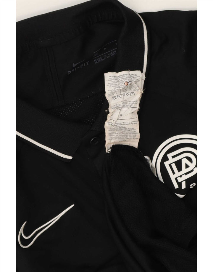 Nike Pro Direct Academy Polo gráfico para hombre, color negro mediano