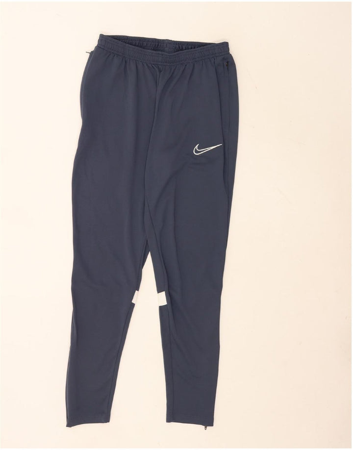 Pantalón De Chándal Nike Hombre Azul Marino Medio Colorblock Poliéster Deportes