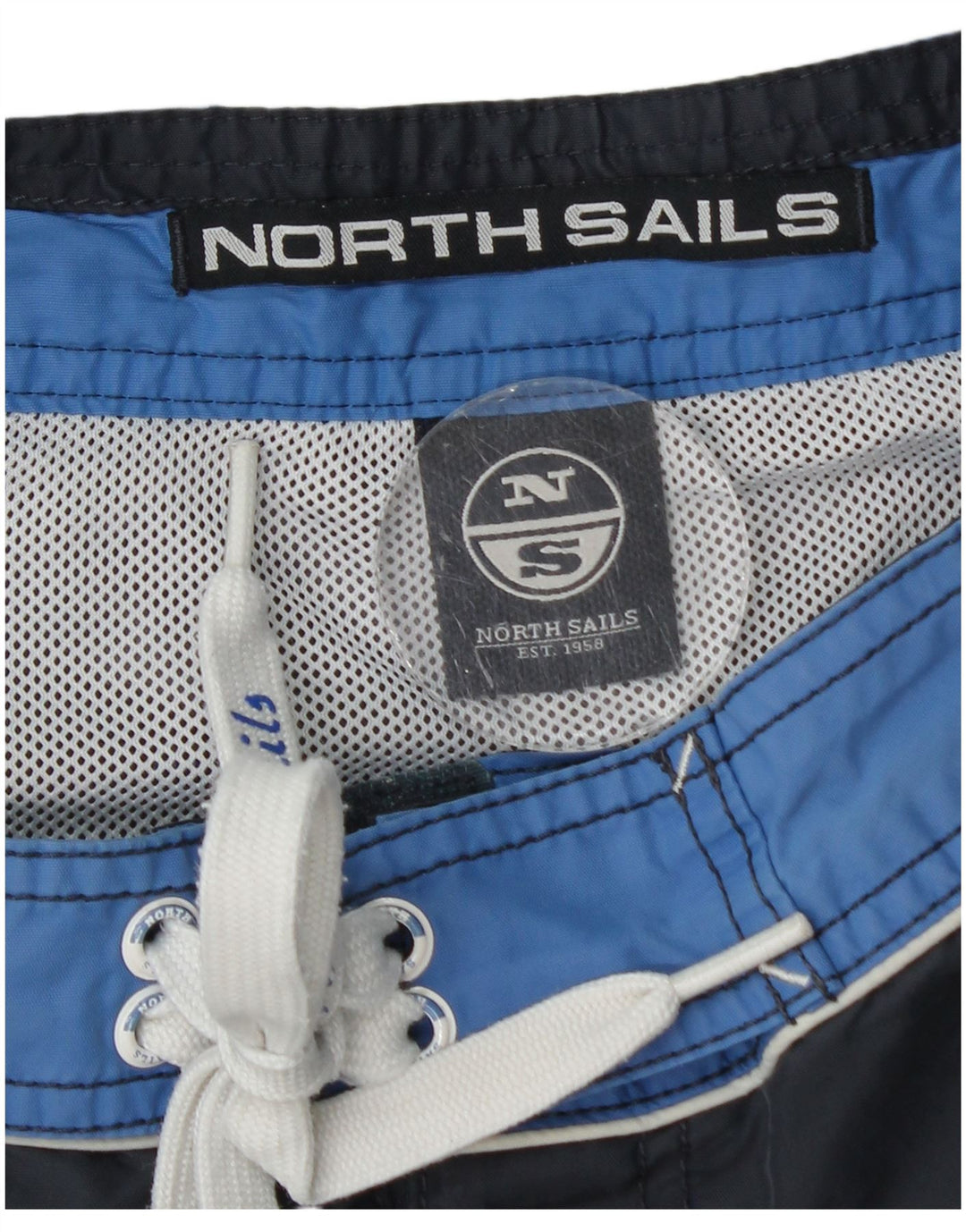 Bañador Hombre North Sails Poliamida Color Block Azul Medio