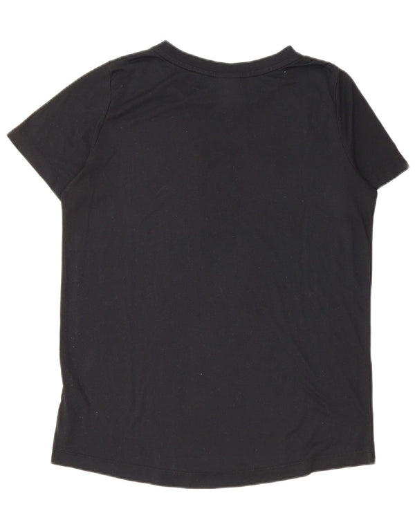 NIKE - Camiseta gráfica para hombre, talla pequeña, poliéster negro