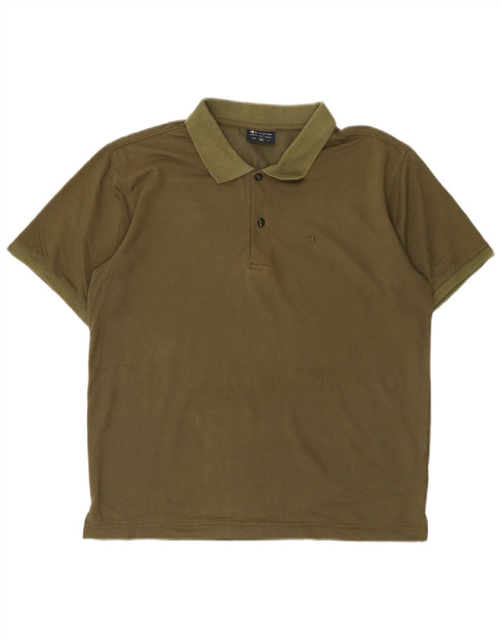 CHAMPION Polo para hombre pequeño caqui