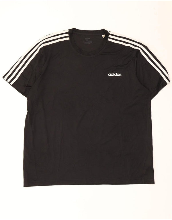 ADIDAS Hombre Aeroready Camiseta Top XL Poliéster Negro