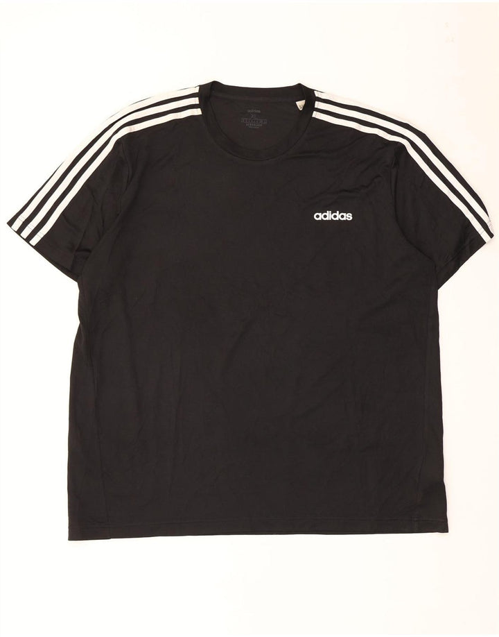 ADIDAS Hombre Aeroready Camiseta Top XL Poliéster Negro