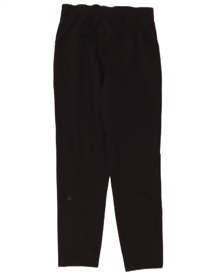 Lululemon Pantalones delgados para mujer US 4 Small W26 L28 Nylon negro