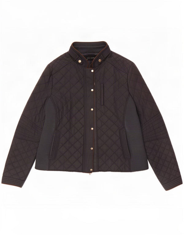 Zara Mujer Chaqueta Acolchada ES 40 XL Azul Marino