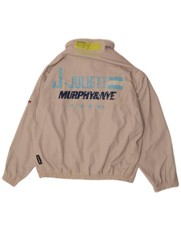 Murphy & Nye Chaqueta Bomber para Hombre UK 42 XL Poliamida Beige