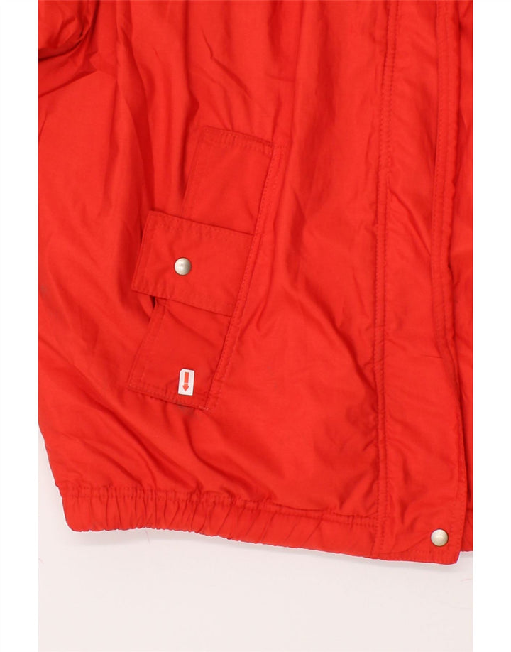 BELFE Womens Windbreaker Jacket UK 16 Large Red Vintage Belfe and Second-Hand Belfe from Messina Hembry 