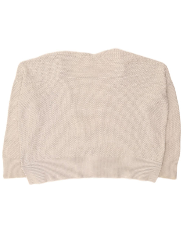 Gap Suéter tipo cárdigan extragrande para mujer UK 46 Algodón gris grande