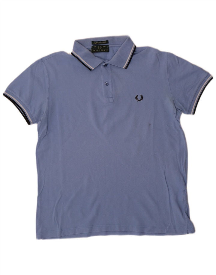 Fred Perry Polo Ligero Y Elástico Para Hombre Azul Grande