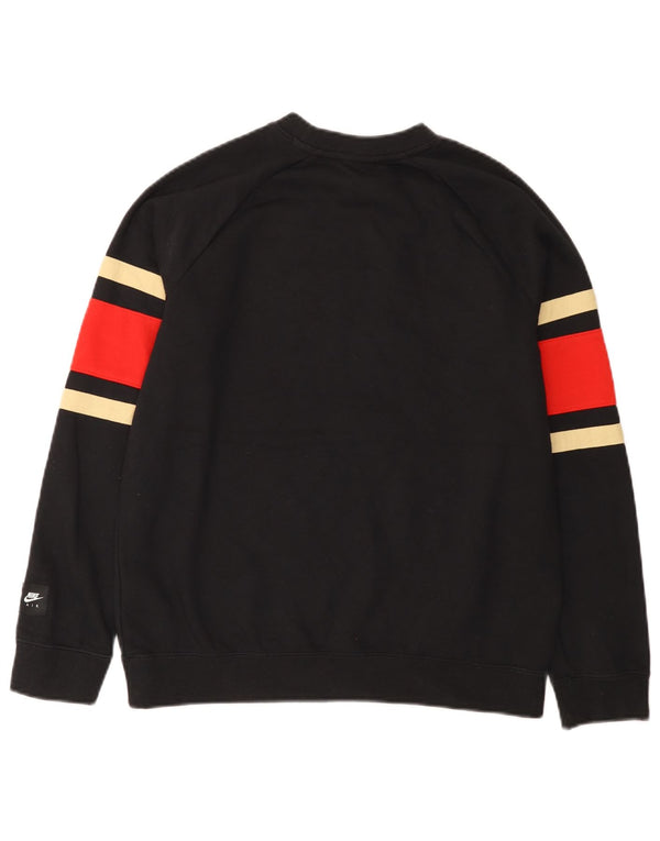 Nike Sudadera gráfica para niños 13-14 años XL Negro Colorblock Algodón