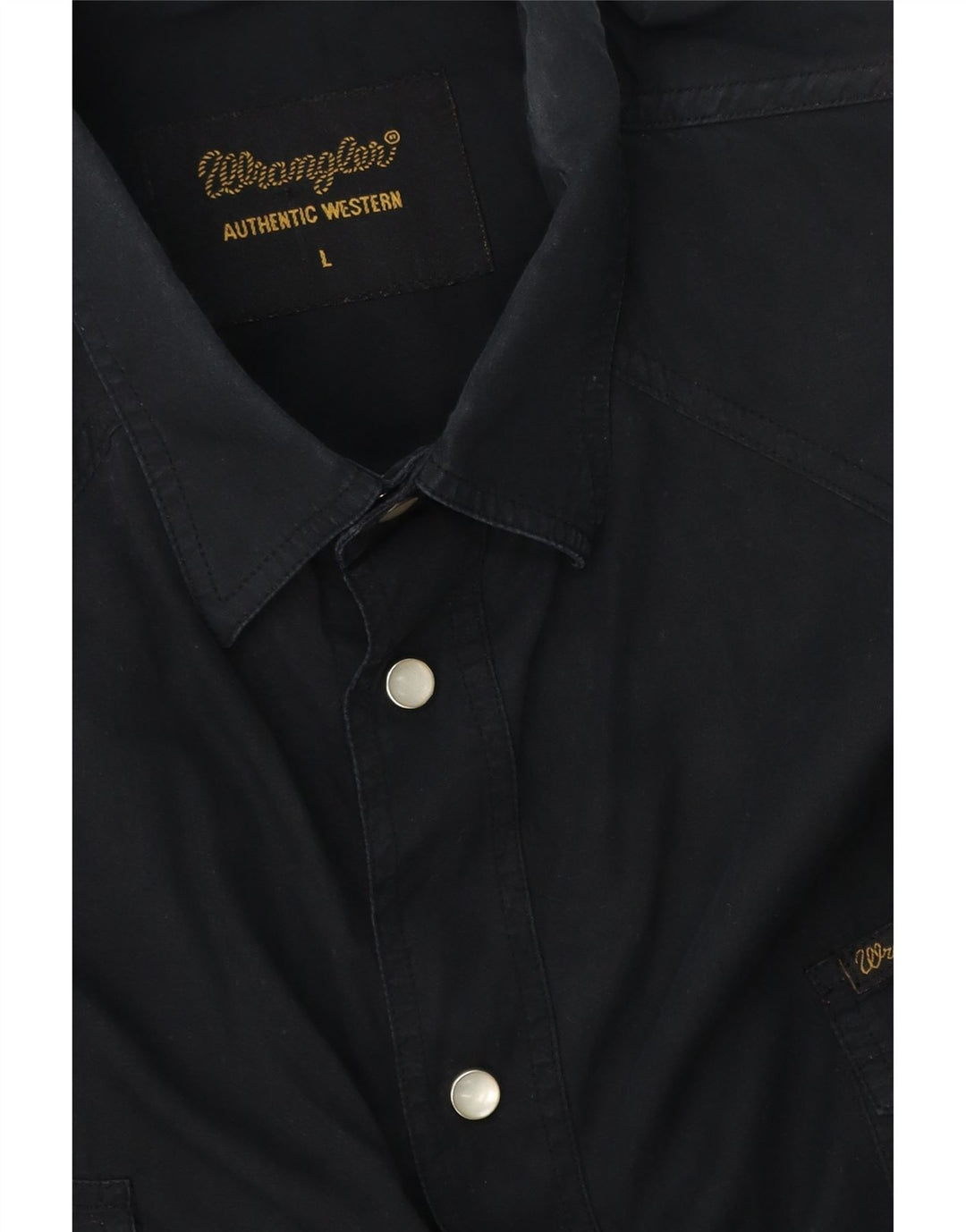 Wrangler Camisa holgada para hombre, talla grande, negra