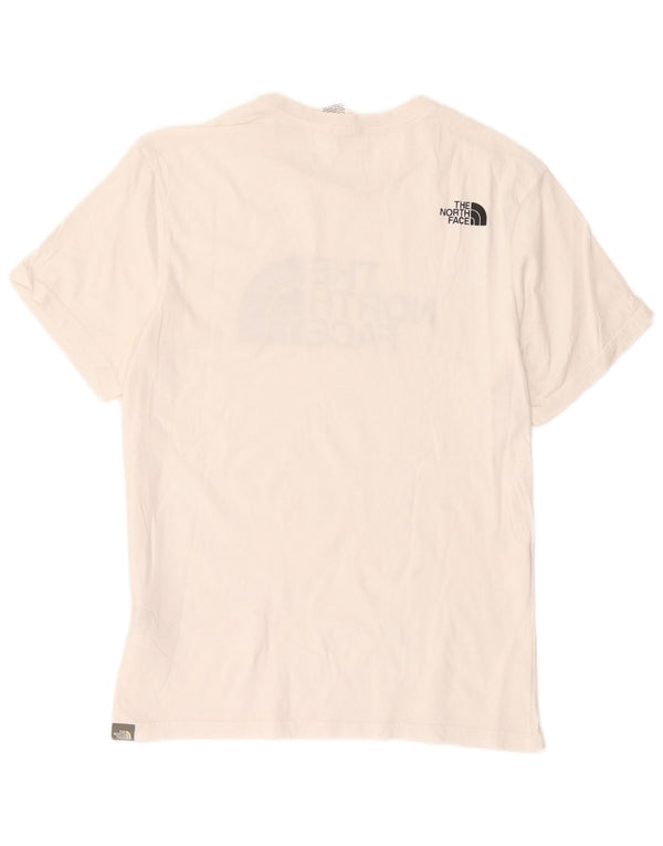 The North Face Camiseta gráfica para hombre Top Medium White Cotton