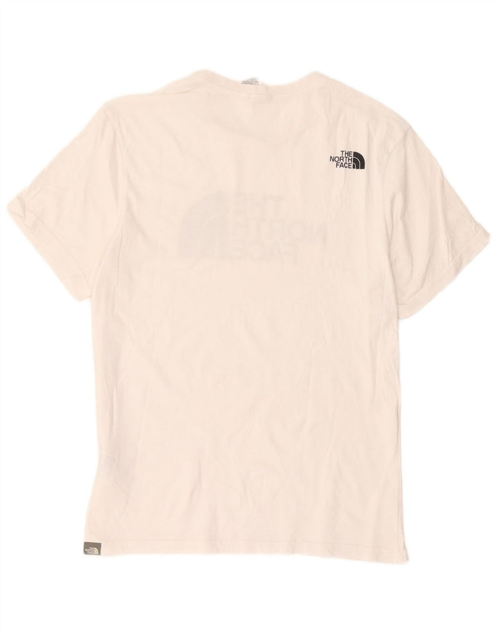 The North Face Camiseta gráfica para hombre Top Medium White Cotton