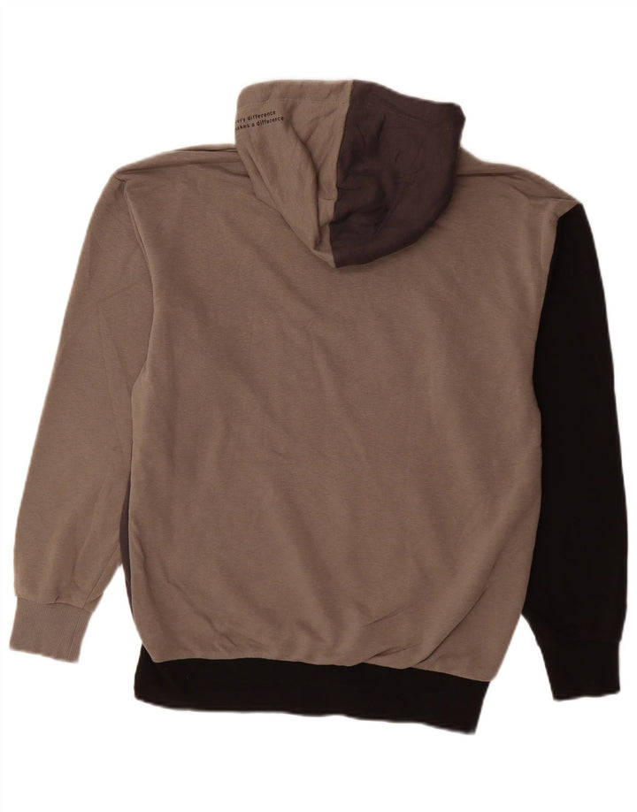 PUMA Sudadera con capucha para hombre XS Gris Colorblock Algodón