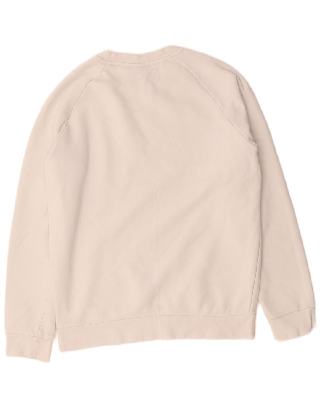 Adidas Hombre Sudadera Jumper Small Blanco Algodón