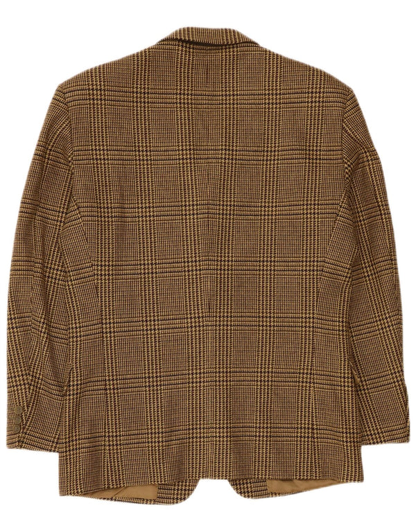 Chaqueta tipo blazer de 2 botones para hombre Profilo IT 48 Pata de gallo marrón medio