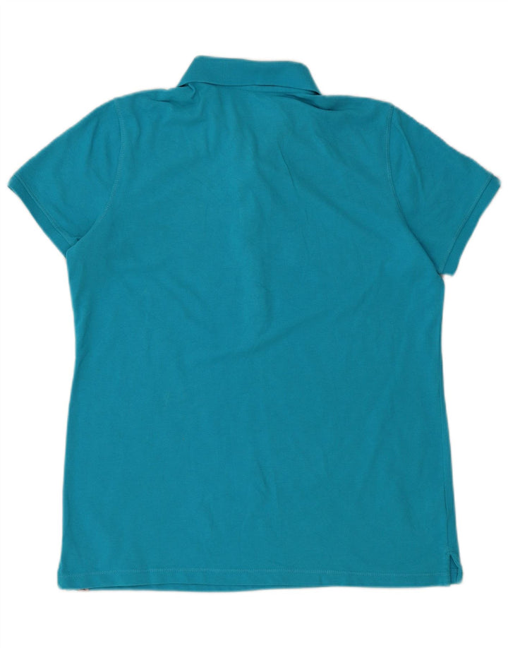 EDDIE BAUER Polo para mujer UK 44 Algodón azul medio