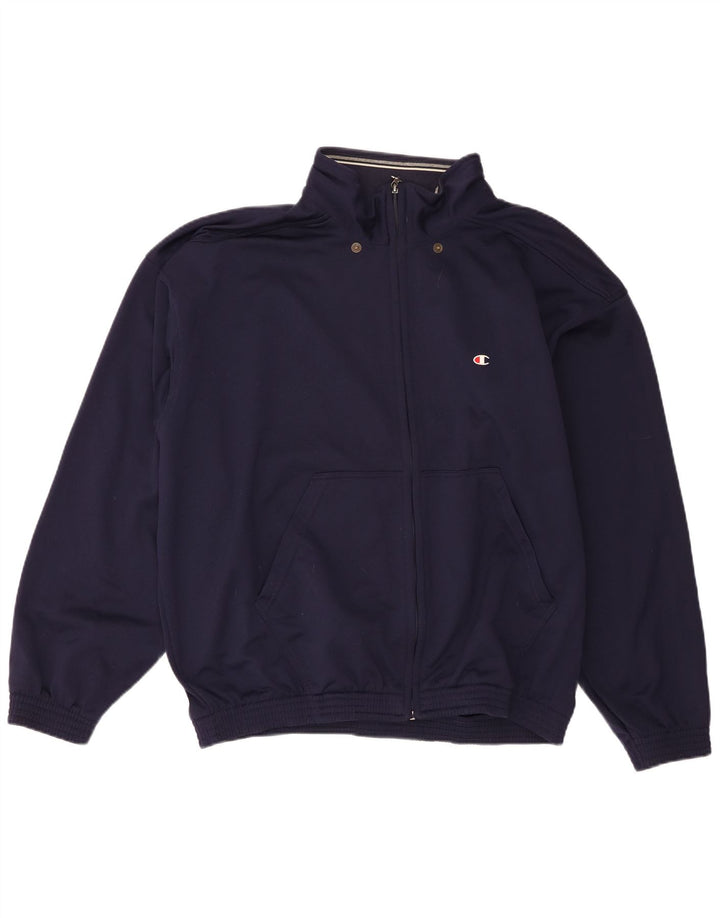 Champion Chaqueta de chándal para hombre XL Poliéster azul marino