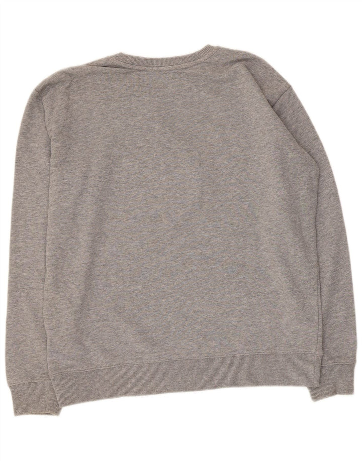 Tommy Hilfiger Hombre Sudadera Gráfica Jersey De Algodón Moteado Gris Medio