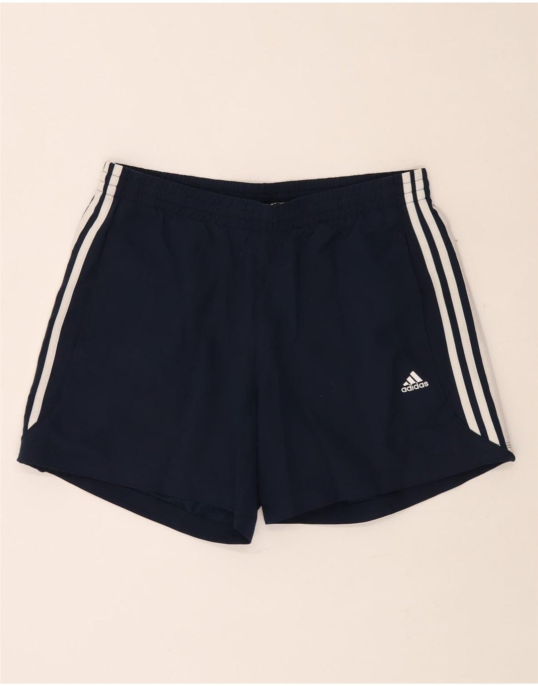 ADIDAS Hombres Climalite Sport Shorts Medio Azul Marino Poliéster
