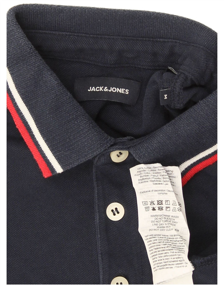 Polo Jack & Jones Hombre Algodón Azul Marino Medio