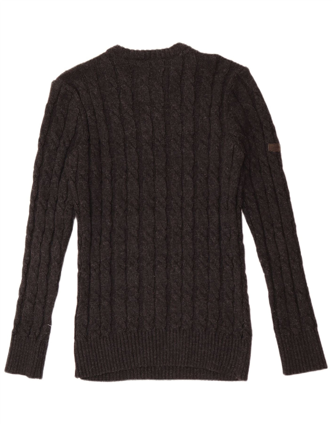 Superdry Jersey De Cuello Redondo Para Hombre XL Acrílico Gris