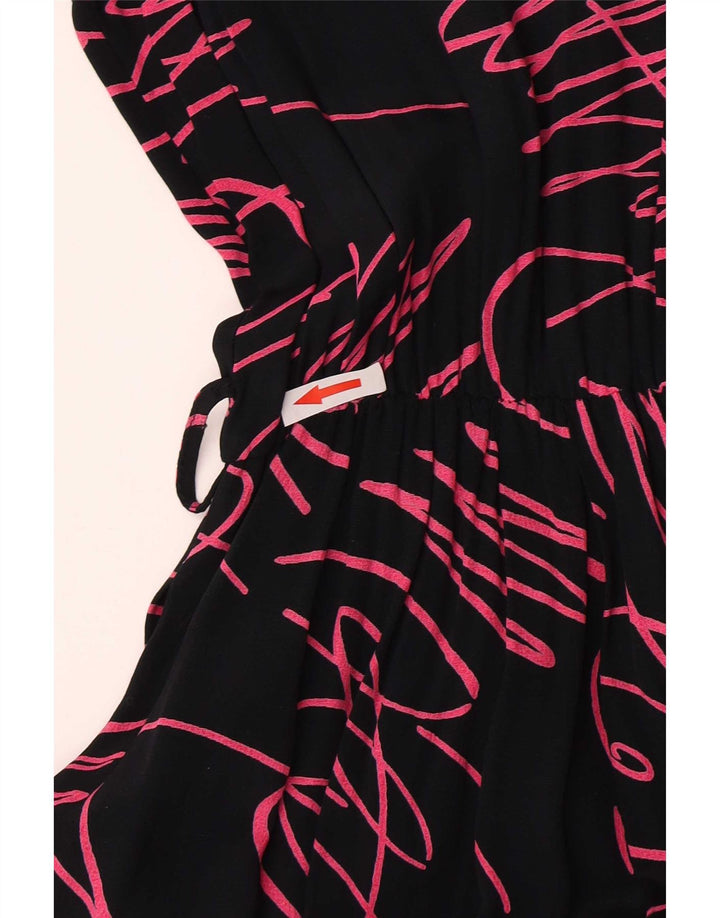 Yessica Vestido largo con estampado abstracto de C&A para mujer EU 40 Mediano Negro