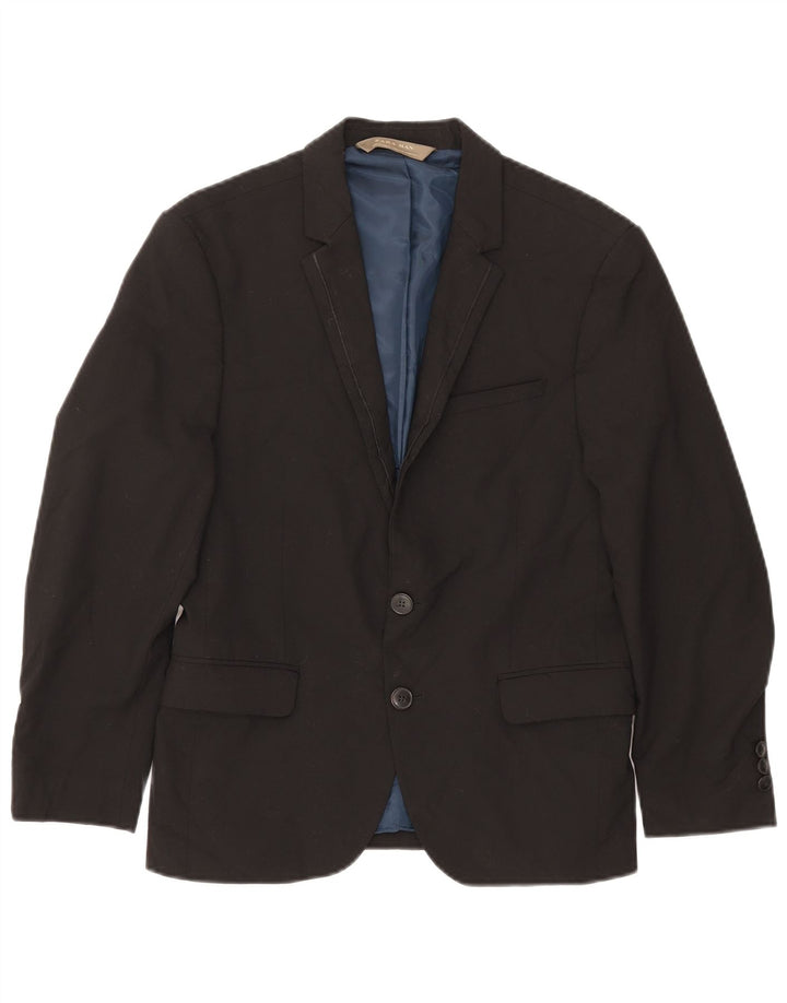 Zara Chaqueta Blazer De 2 Botones Para Hombre EU 44 XS Negro Poliéster