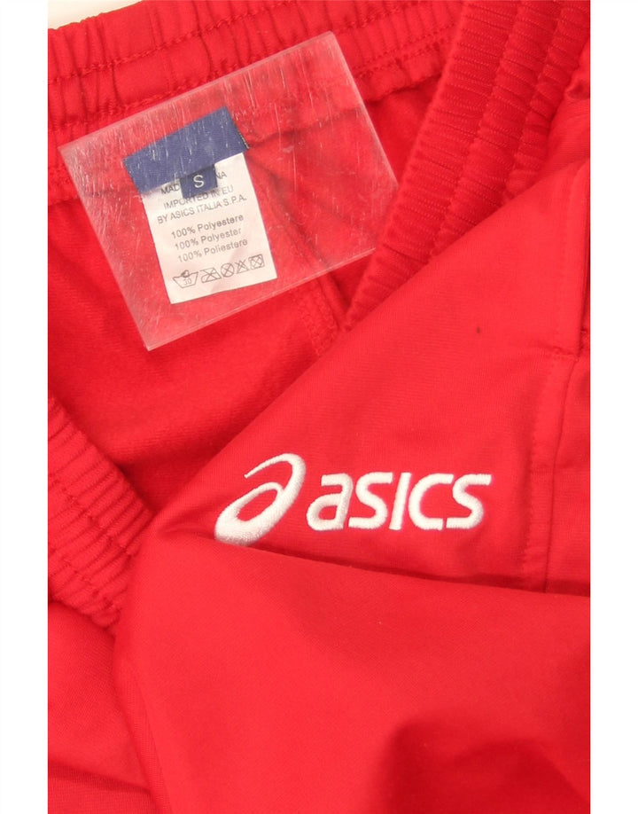 Asics Pantalones de chándal para mujer UK 8 Small Rojo Poliéster