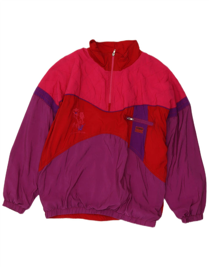 Luhta Chaqueta de esquí tipo jersey para mujer EU 40 Medium Borgoña Colorblock