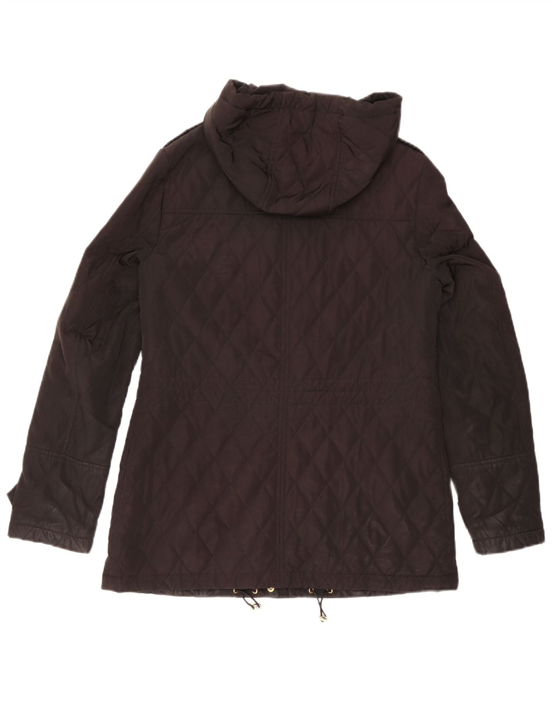 MICHAEL KORS Chaqueta acolchada con capucha y ajuste holgado para mujer UK 10 Small Black