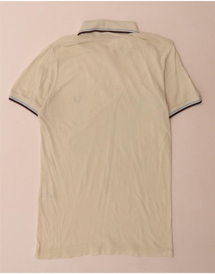 Fred Perry Polo De Hombre De Algodón A Rayas Verde Pequeño