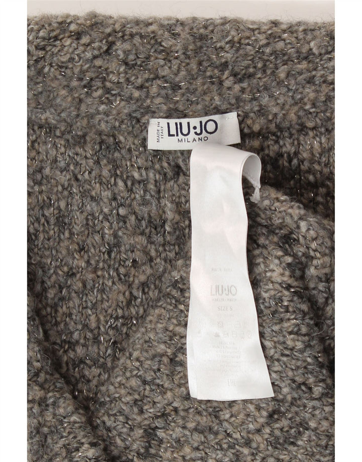 Liu Jo - Cárdigan largo extragrande para mujer, talla 40, color gris moderno