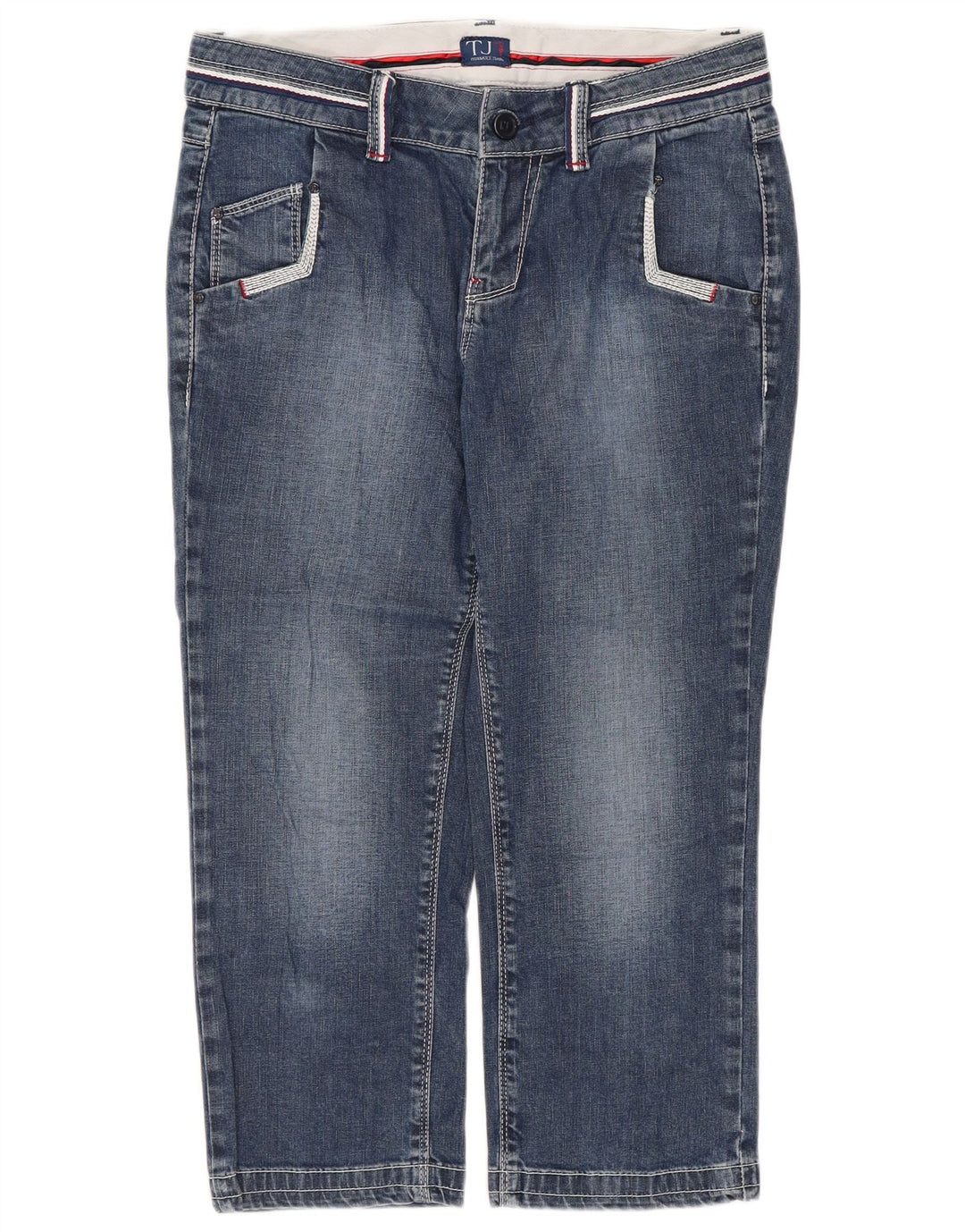 Vaqueros Capri Mujer Trussardi W26 L20 Algodón Azul