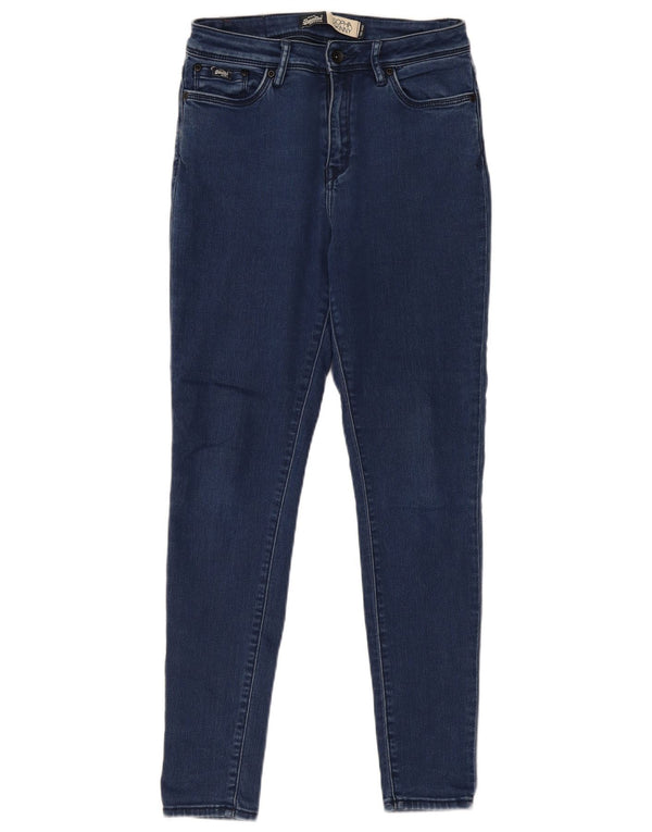 Superdry Mujer Sophia Skinny Jeans W29 L30 Algodón Azul
