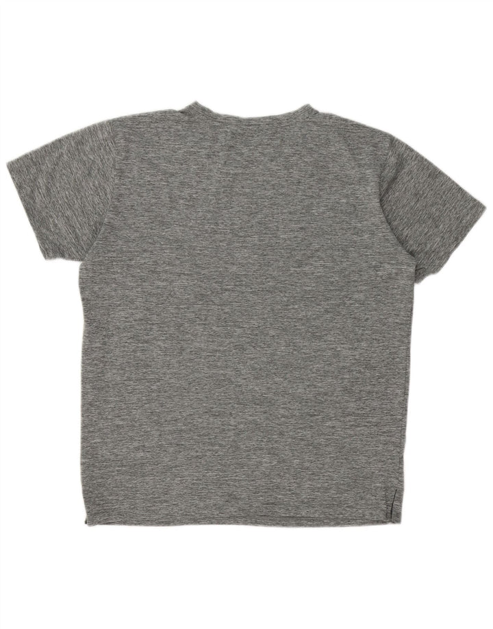 Puma Camiseta gráfica para hombre Top gris medio moteado