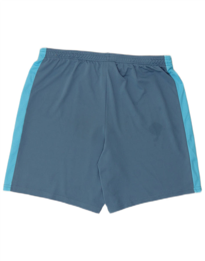 Nike Pantalones cortos deportivos Dri Fit Slim Fit para hombre XL Poliéster azul