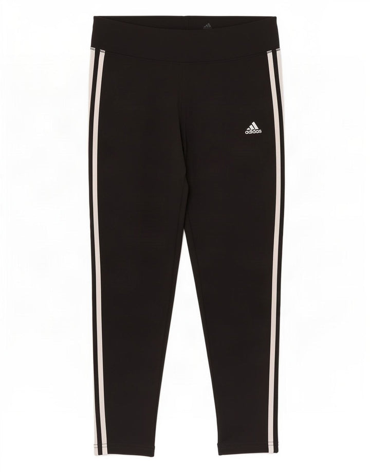 Adidas Leggings Mujer UK 16/18 Grande Negro Poliéster