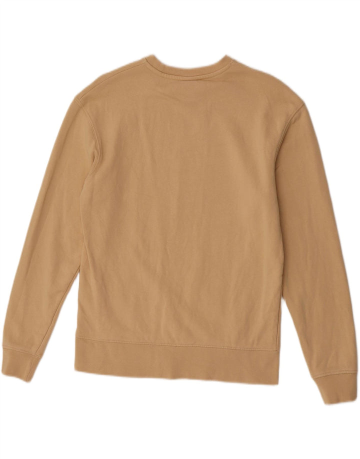 Zara Hombre Sudadera Jumper Small Beige Algodón