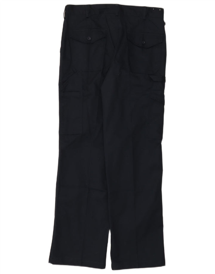 Dickies Pantalón cargo recto para hombre W32 L30 Poliéster azul marino
