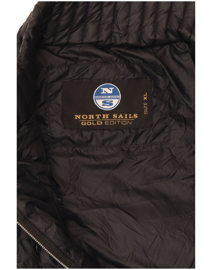North Sails Chaqueta acolchada para hombre UK 42 XL Negro