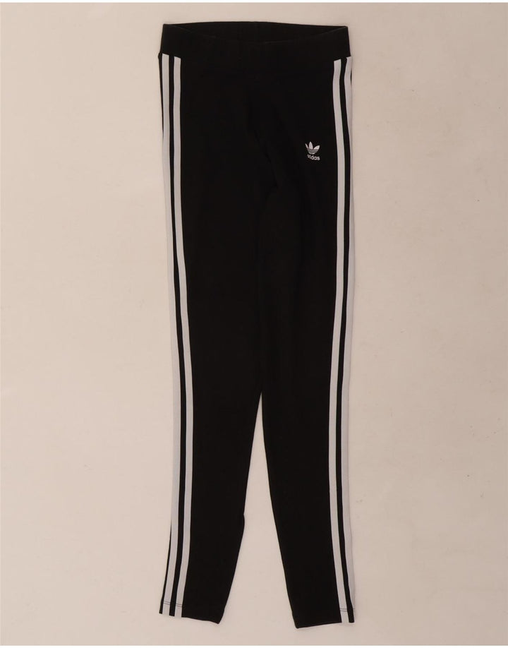 Adidas Leggings para mujer Reino Unido 8 Pequeño Algodón Negro