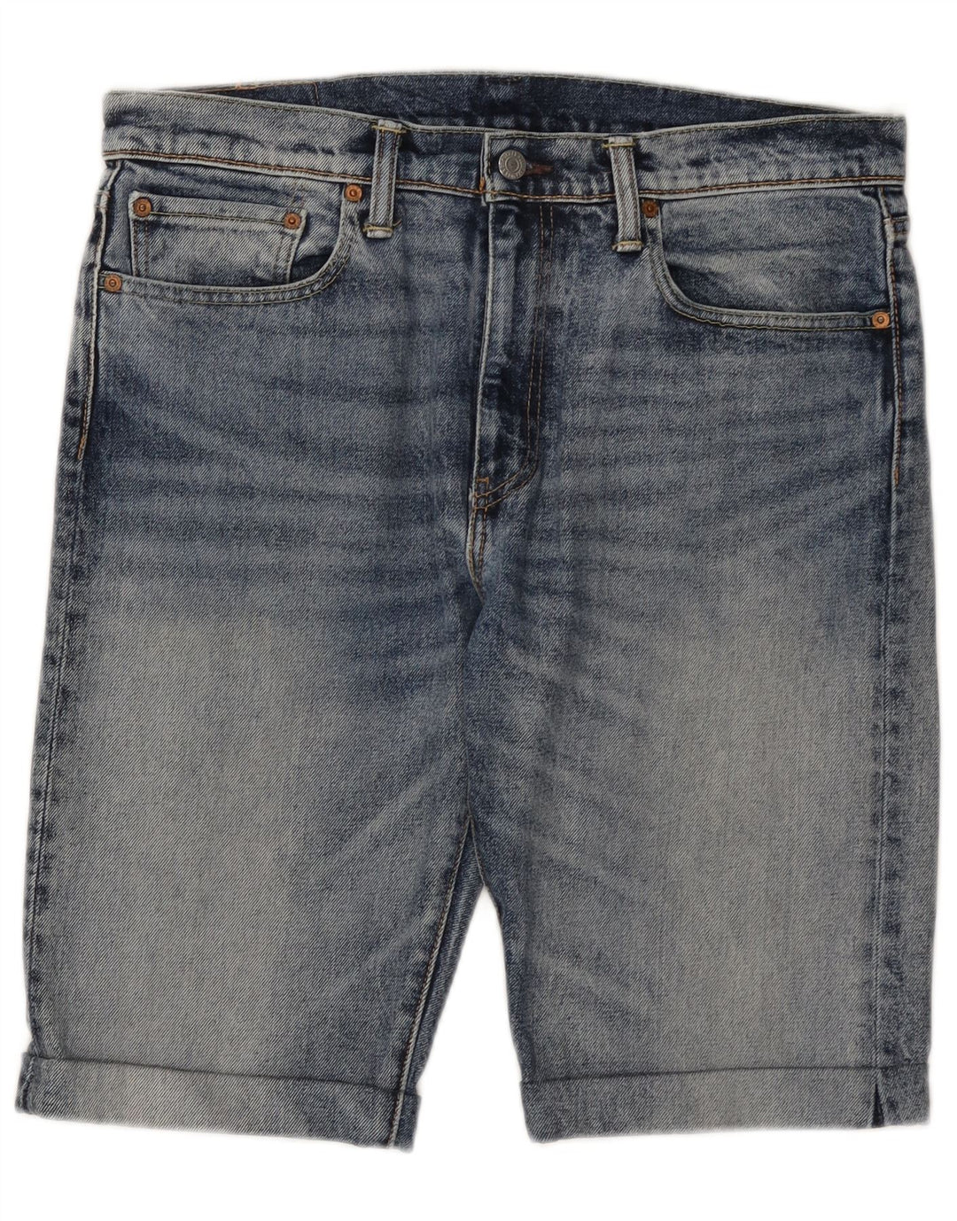 Levi's Mens 502 pantalones cortos de mezclilla W34 algodón azul grande
