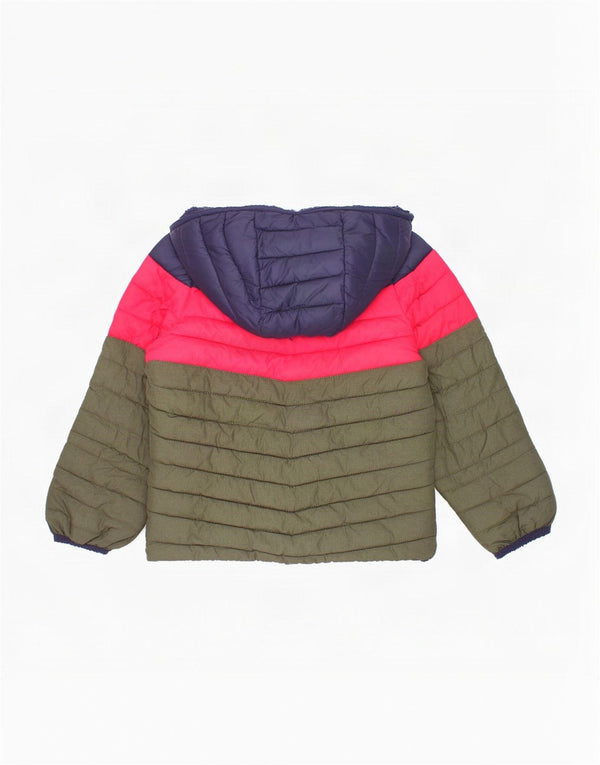 Joules Chaqueta acolchada con capucha para niño 3-4 años Verde Colorblock Poliamida