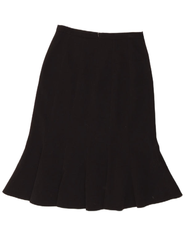 LAURA Falda trompeta para mujer Petites US 4 Small W28 Poliéster negro