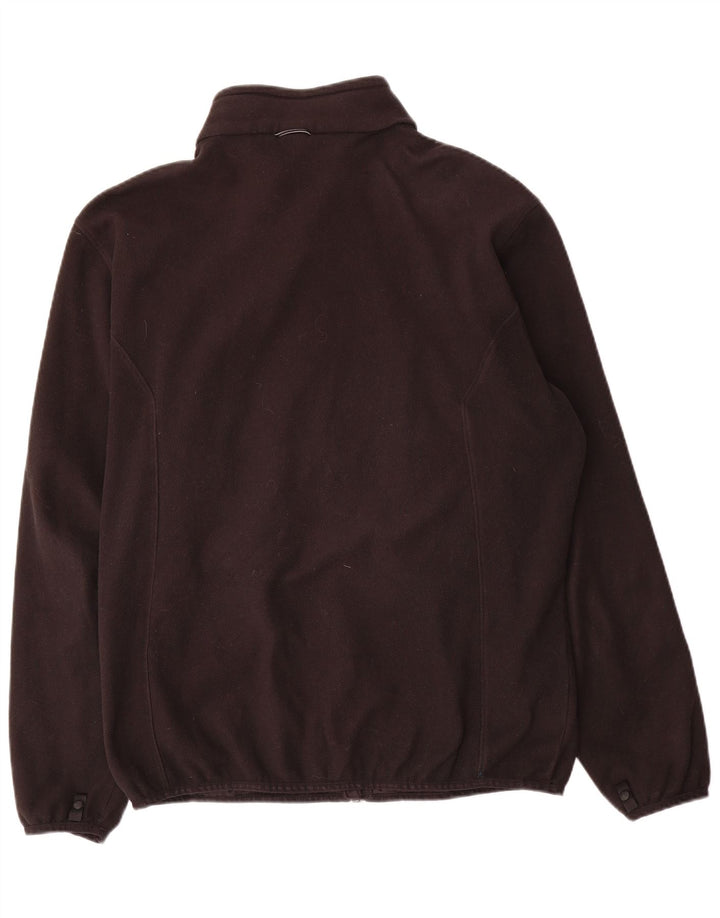 The North Face Chaqueta polar con forro para hombre, talla 40, poliéster negro grande