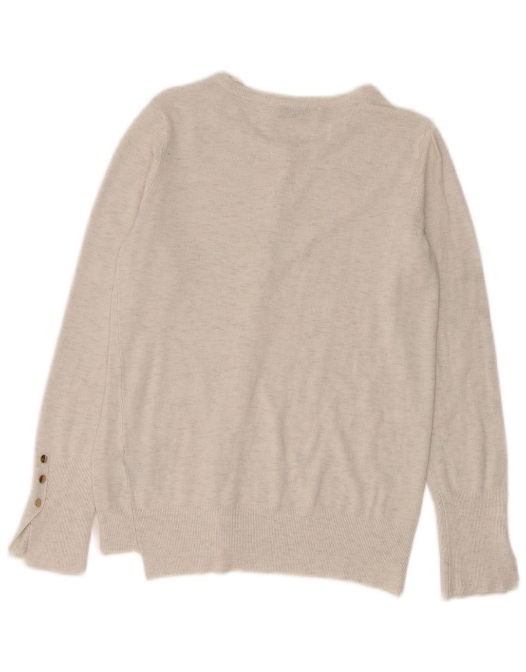 Zara - Cárdigan para mujer, talla 40, viscosa moteada en gris medio
