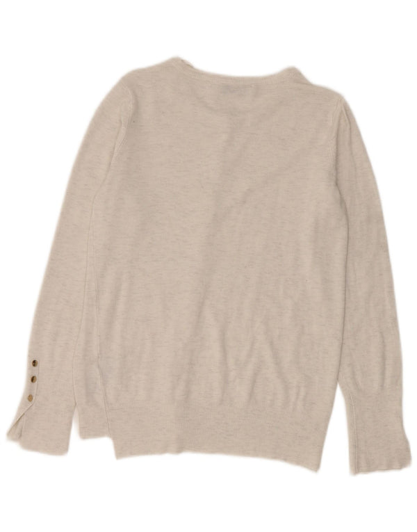 Zara - Cárdigan para mujer, talla 40, viscosa moteada en gris medio