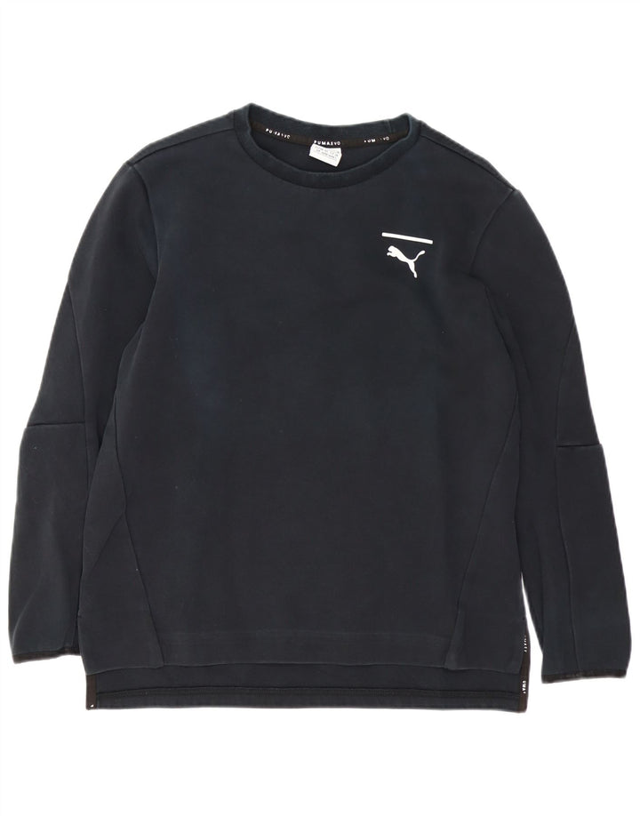 PUMA Sudadera Jumper para Hombre Small Black Cotton